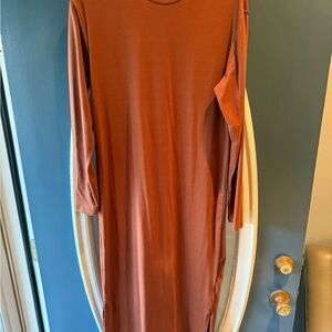 SHEIN Rust Tshirt Dress